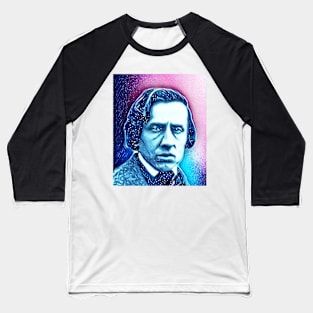 Frédéric Chopin Snow Portrait | Frédéric Chopin Artwork 13 Baseball T-Shirt